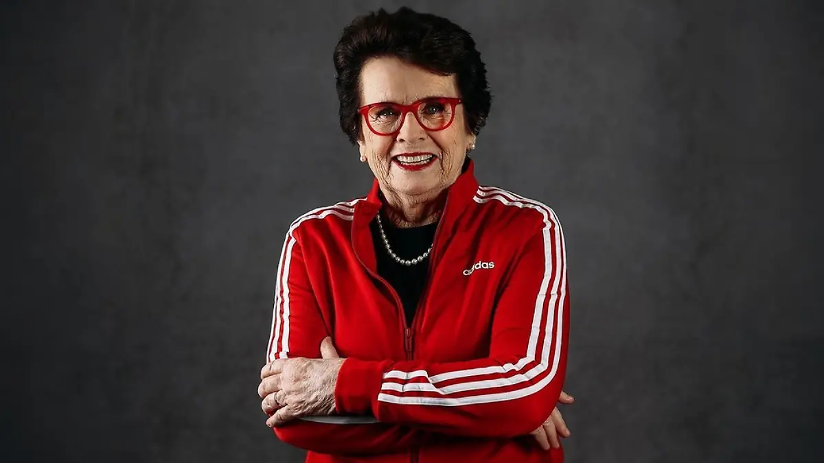 Billie Jean King portrait