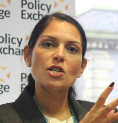 Priti Patel portrait