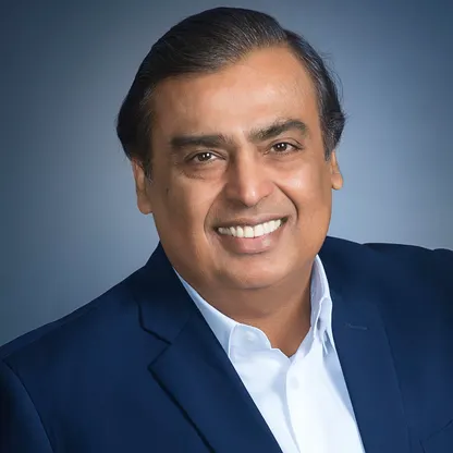 Mukesh Dhirubhai Ambani portrait